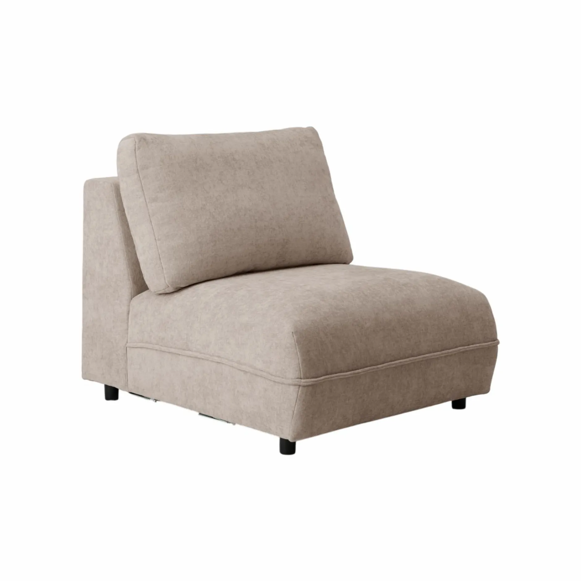 Canapés Modulables>Camif Chauffeuse pour canapé modulable Solenn - Grège