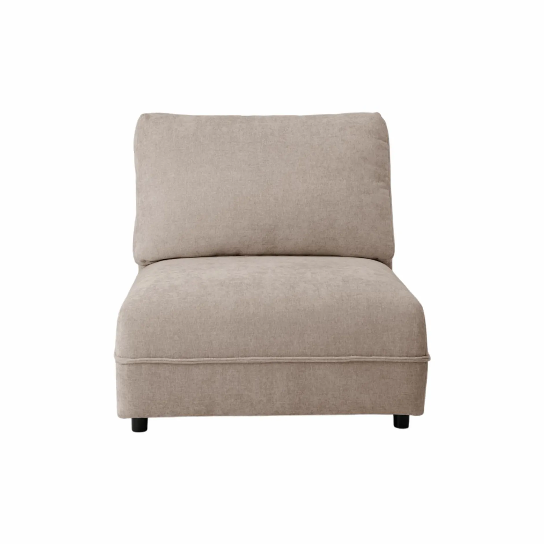 Canapés Modulables>Camif Chauffeuse pour canapé modulable Solenn - Grège