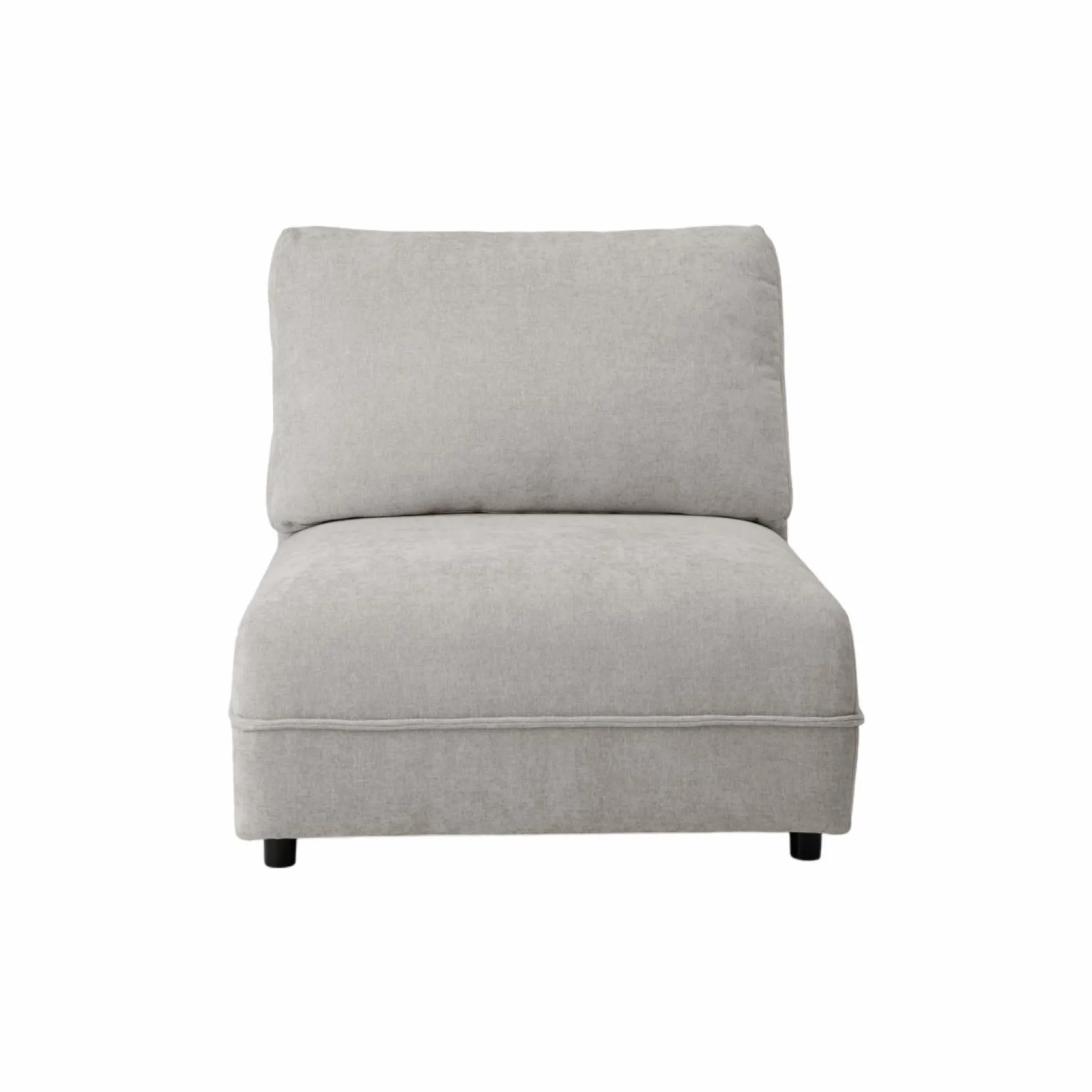 Canapés Modulables>Camif Chauffeuse pour canapé modulable Solenn - Galet