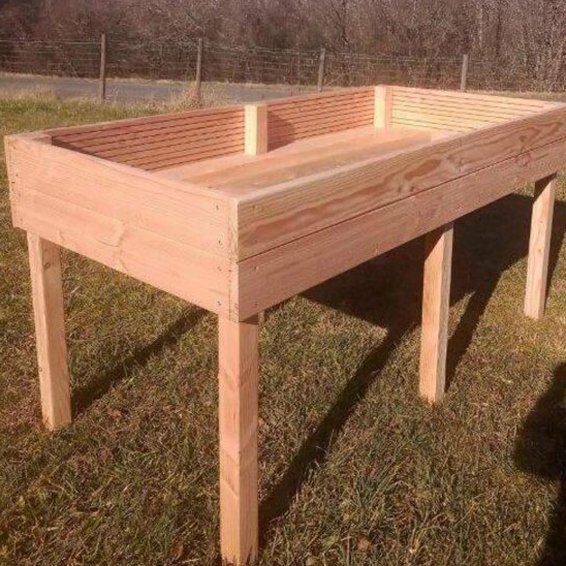 Carrés De Potager>Camif C.I.H.B. Table Potagère Rectangulaire 320 L en Bois Naturel