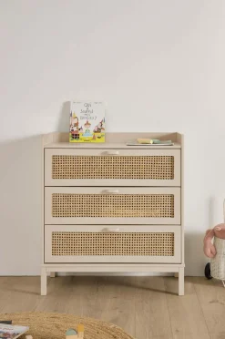 Chambres Enfant|Chambres Enfant>Camif Commode 3 tiroirs Sam - Beige