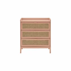 Chambres Enfant|Chambres Enfant>Camif Commode 3 tiroirs Sam - Terracotta