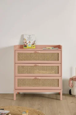 Chambres Enfant|Chambres Enfant>Camif Commode 3 tiroirs Sam - Terracotta