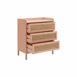 Chambres Enfant|Chambres Enfant></noscript>Camif Commode 3 tiroirs Sam - Terracotta