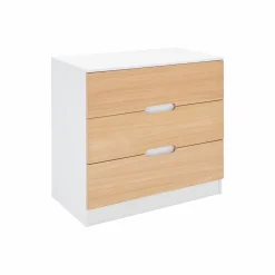 Chambres Enfant|Chambres Enfant>Camif Commode 3 tiroirs Séraphin - Blanc/Bois