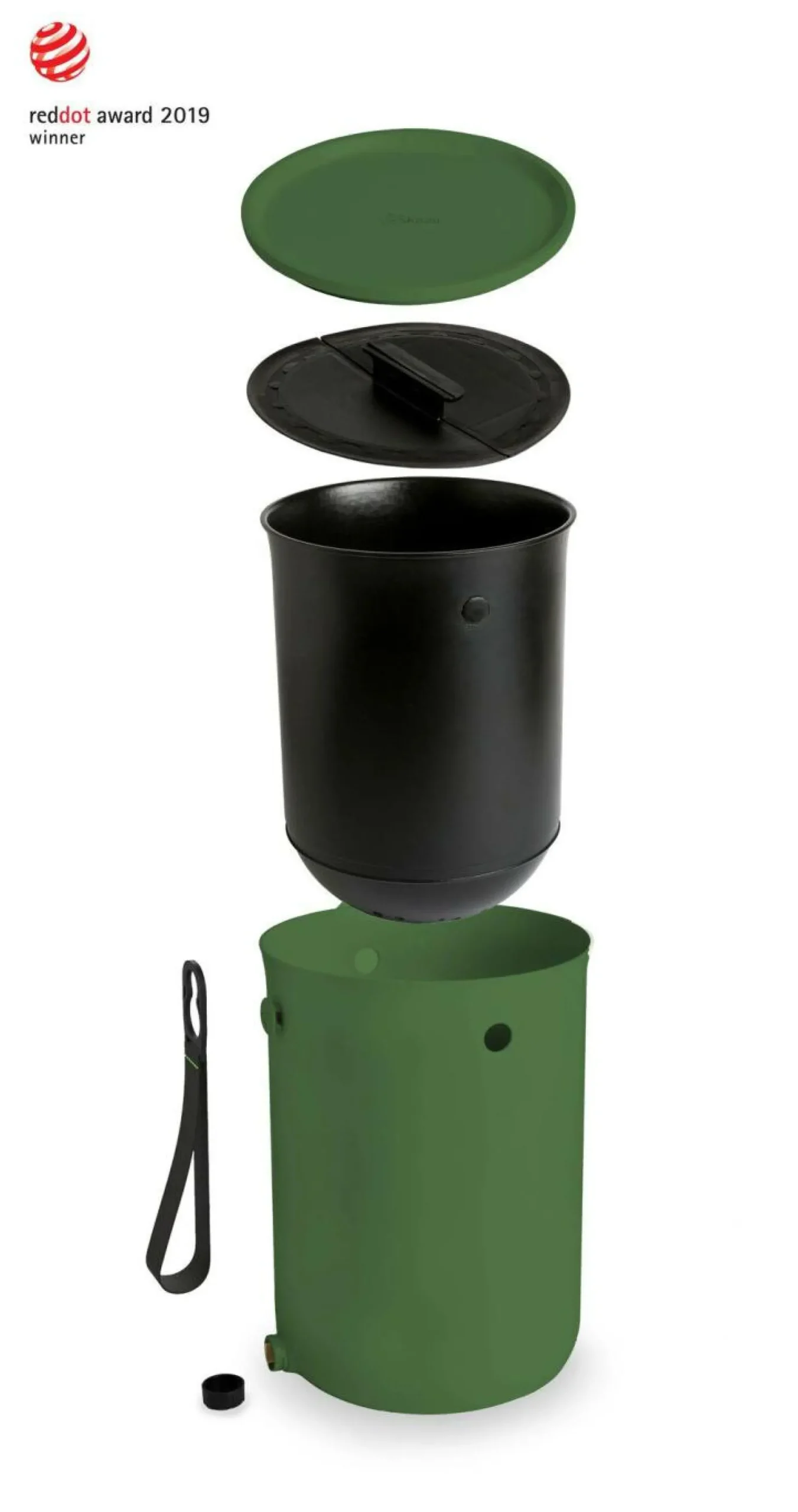 Composteurs D'Intérieur>Camif Composteur interieur Bokashi Organko 2 - Olive