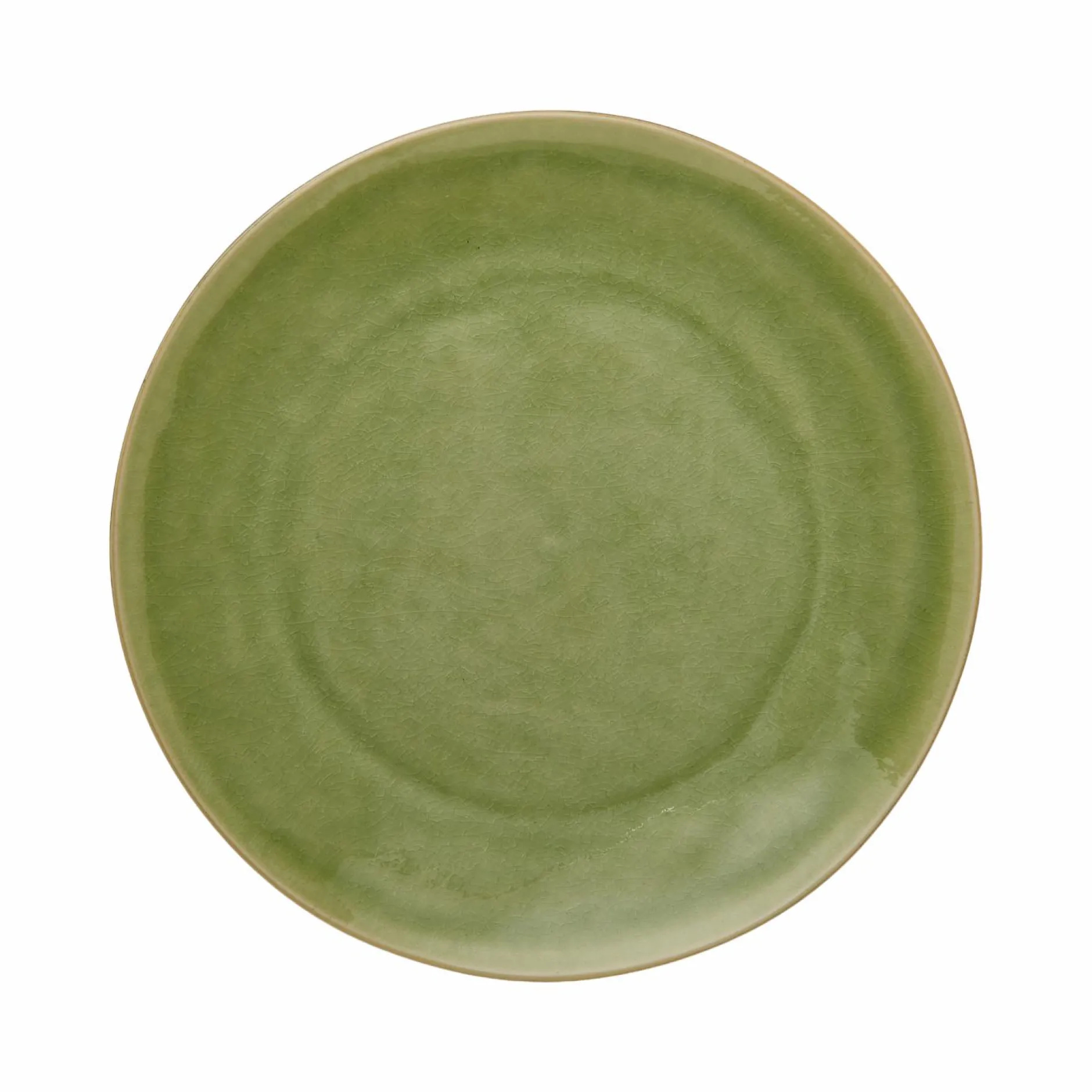 Assiettes|Assiettes>Camif COSTA NOVA Lot de 6 assiettes plates Riviera - Vert feuille