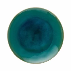 Assiettes|Assiettes>Camif COSTA NOVA Lot de 6 assiettes plates Riviera - Bleu azur