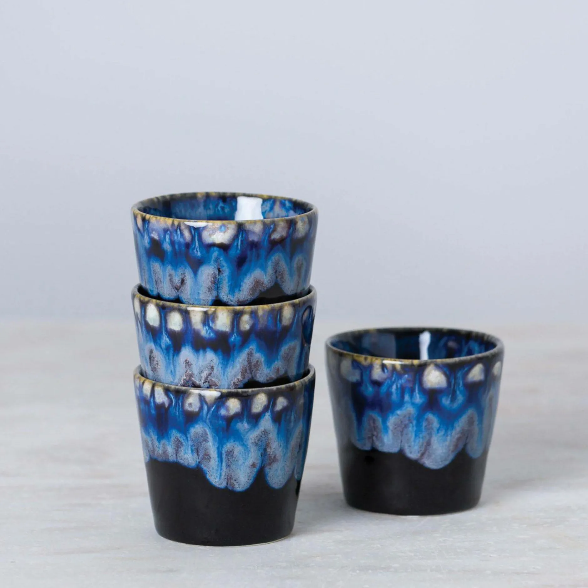 Tasses|Tasses>Camif COSTA NOVA Lot de 6 Tasses Lungo Grespresso - Noir