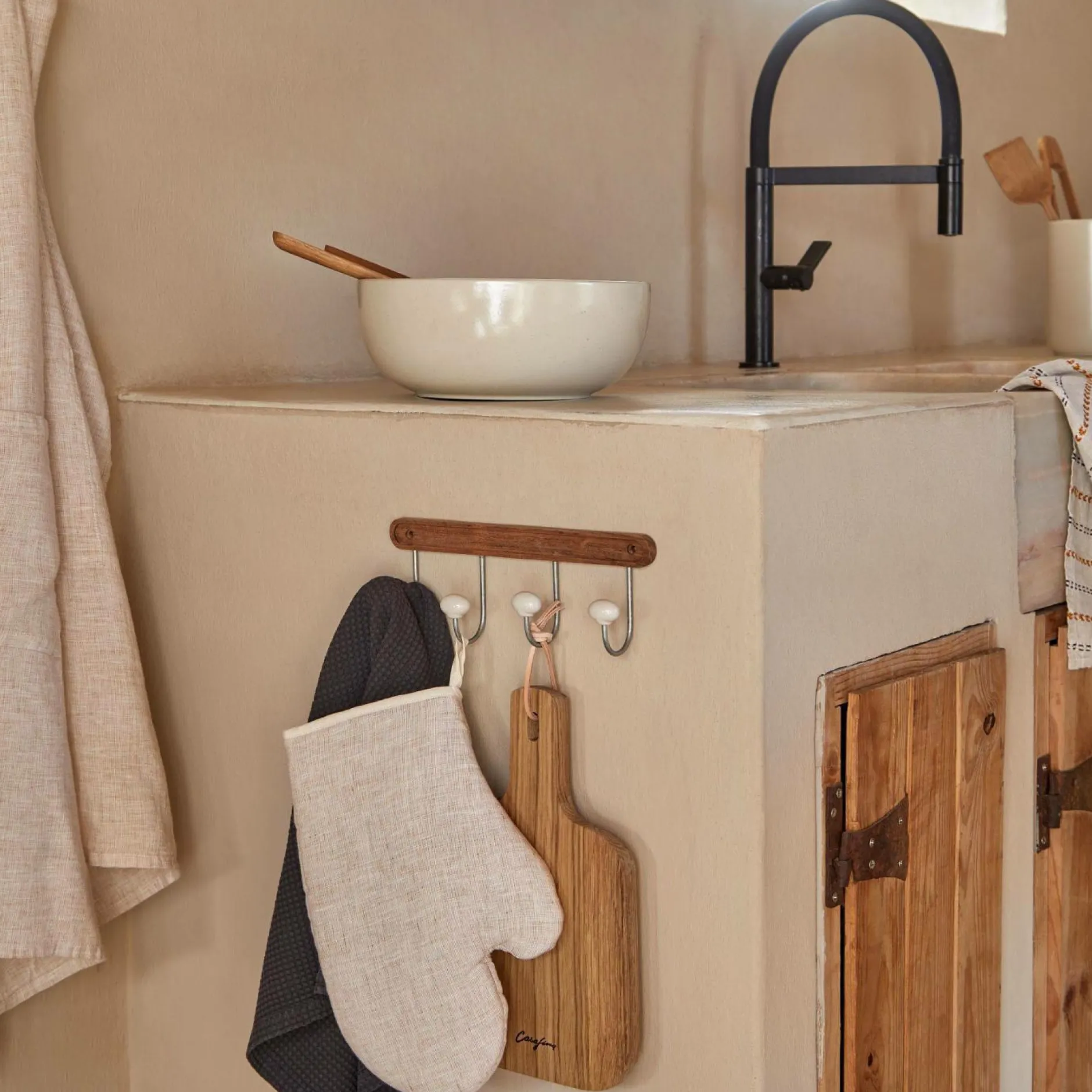 Planches À Découper>Camif COSTA NOVA Planche à découper avec poignée 30cm Oak Wood