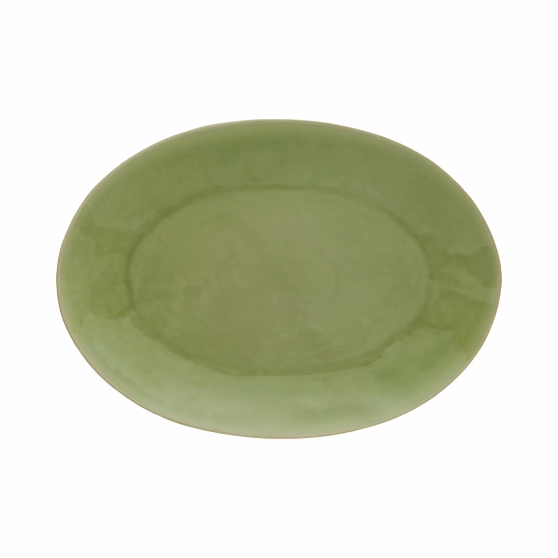 Plats De Service>Camif COSTA NOVA Plat ovale 40cm Riviera - Vert feuille