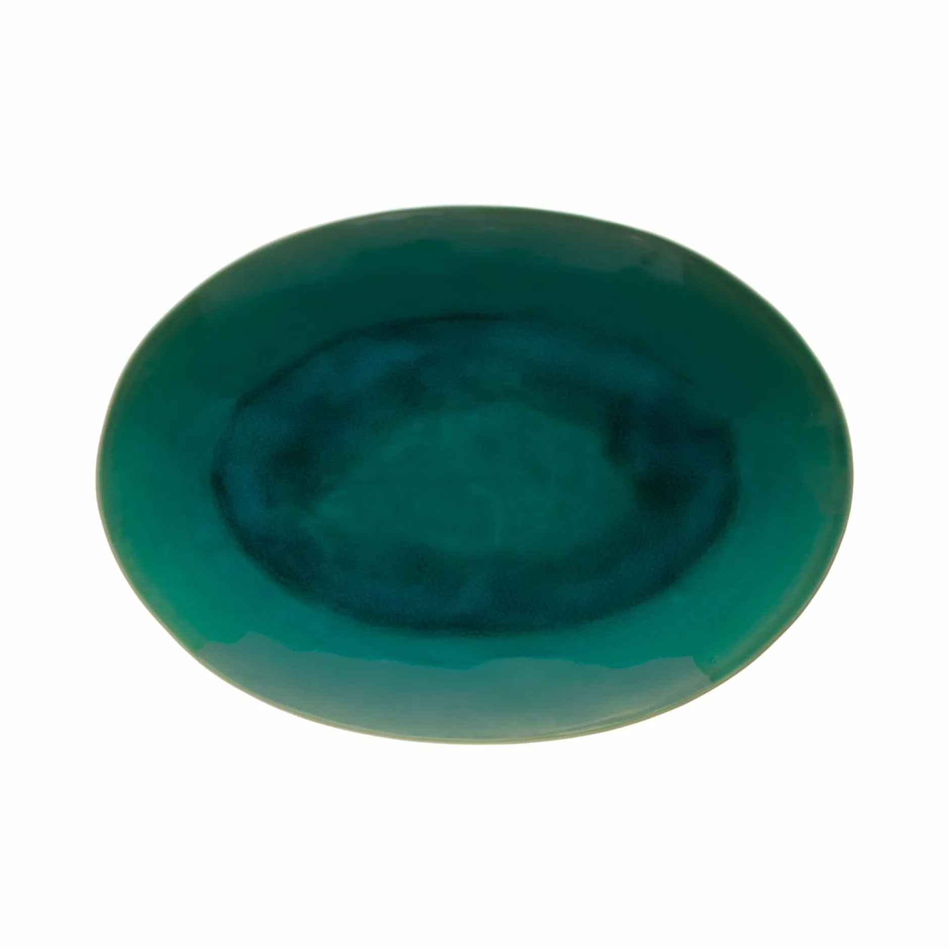 Plats De Service>Camif COSTA NOVA Plat ovale 40cm Riviera - Bleu azur