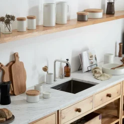 Plats De Service|Corbeilles Et Vide-Poches>Camif COSTA NOVA Pot 38cl avec couvercle en liège Redonda