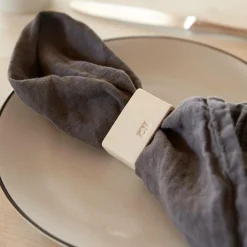 Décoration De Table>Camif COSTA NOVA Set de 4 Ronds de serviette rectangulaire Accessories - Blanc