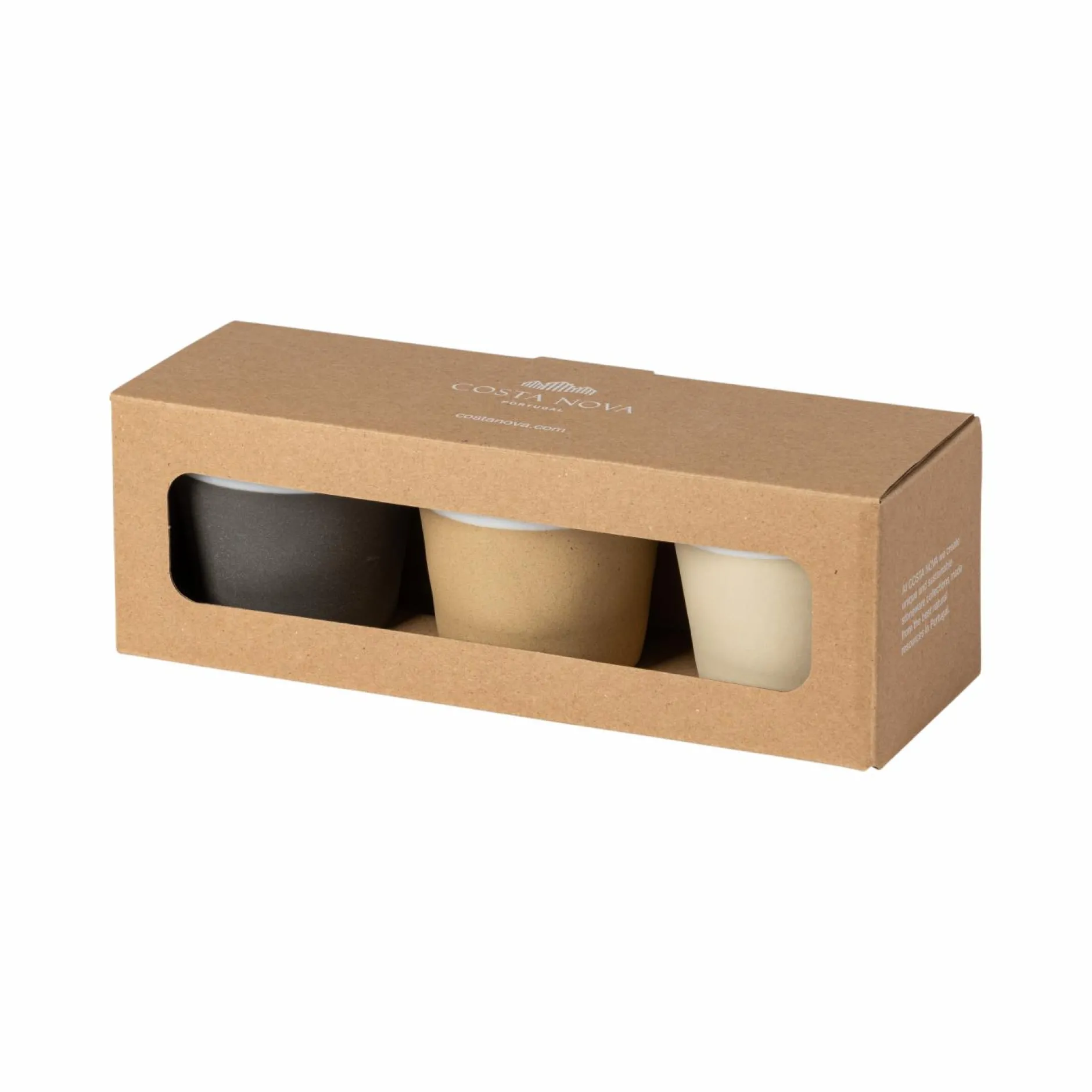 Tasses|Tasses>Camif COSTA NOVA Set de 3 Tasses Lungo multicolore Grespresso