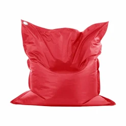 Poufs, Poires Et Coussins De Sol|Poufs, Poires Et Coussins De Sol>Camif COTTON WOOD Pouf de sol rectangulaire 110 x 130 cm IN&OUT - Rouge Cerise