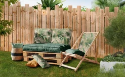 Poufs, Poires Et Coussins De Sol|Poufs, Poires Et Coussins De Sol>Camif Coussin d'Extérieur recyclé Heva - Jungle