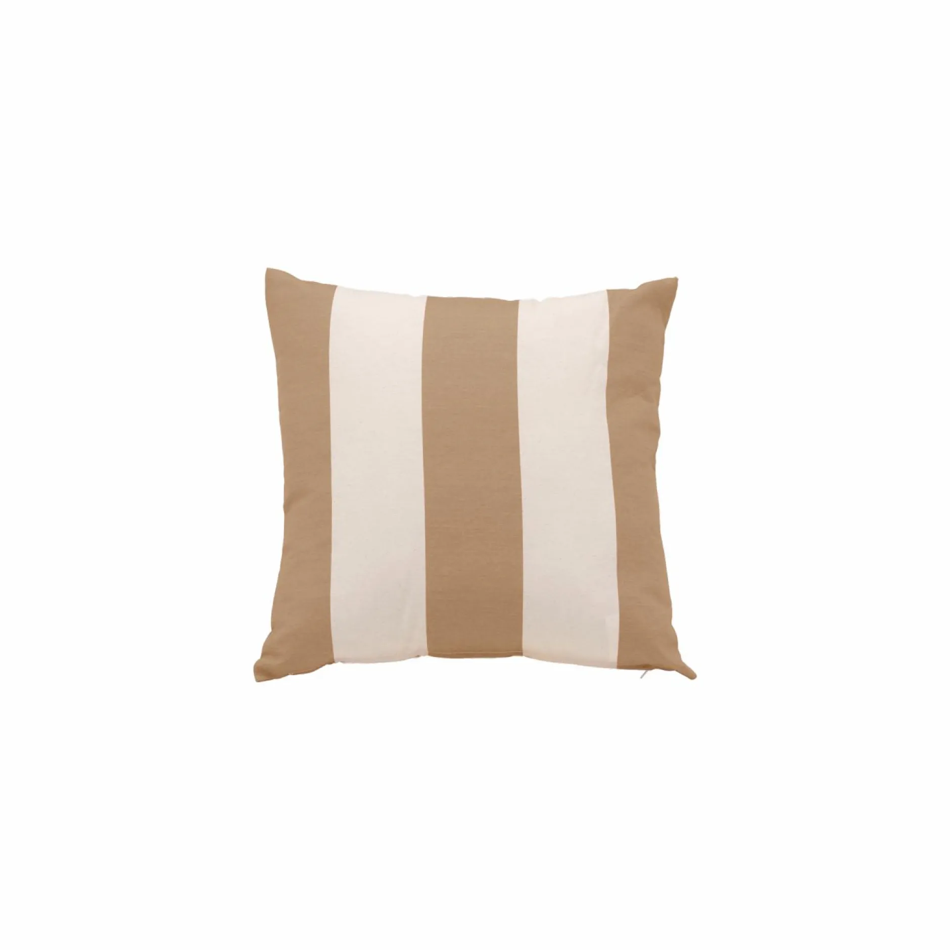 Poufs, Poires Et Coussins De Sol|Poufs, Poires Et Coussins De Sol>Camif Coussin d'Extérieur recyclé Heva - Rayure Beige