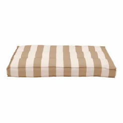 Poufs, Poires Et Coussins De Sol|Poufs, Poires Et Coussins De Sol></noscript>Camif Coussin matelas palette recyclé Heva - Rayure Beige