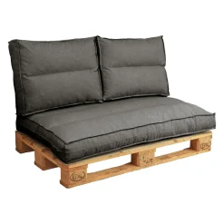 Poufs, Poires Et Coussins De Sol|Poufs, Poires Et Coussins De Sol>Camif Coussin matelas palette recyclé Heva - Anthracite