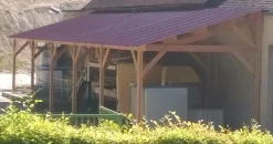 Carports Et Pergola>Camif CPBF-CHARPENTES Abri une Pente pour Voiture Provence en Bois Abri une pente voiture bois Douglas - 500 x 800 cm