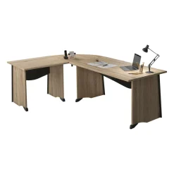 Bureaux>Camif C.PRO PAR Bureau complet Gregory retour 120 cm - Largeur 140 cm