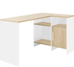 Bureaux>Camif C.PRO PAR Bureau d'angle Garry Blanc