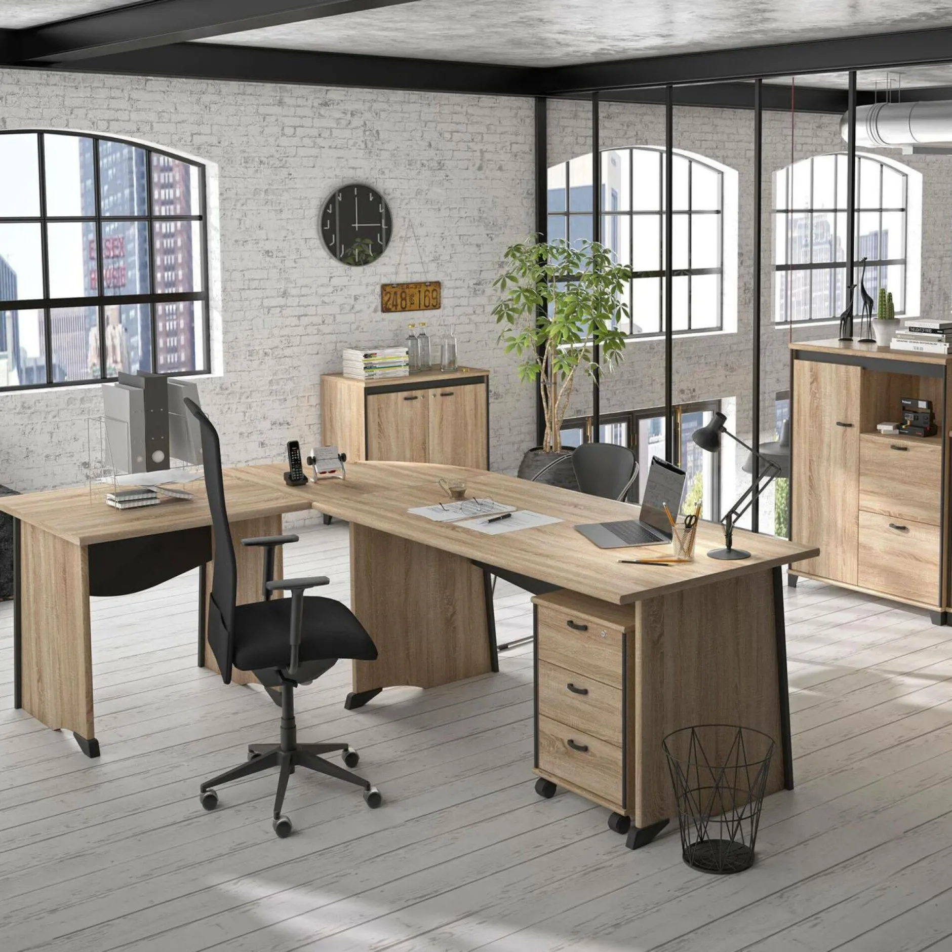 Bureaux>Camif C.PRO PAR Bureau Gregory - Largeur 80 cm