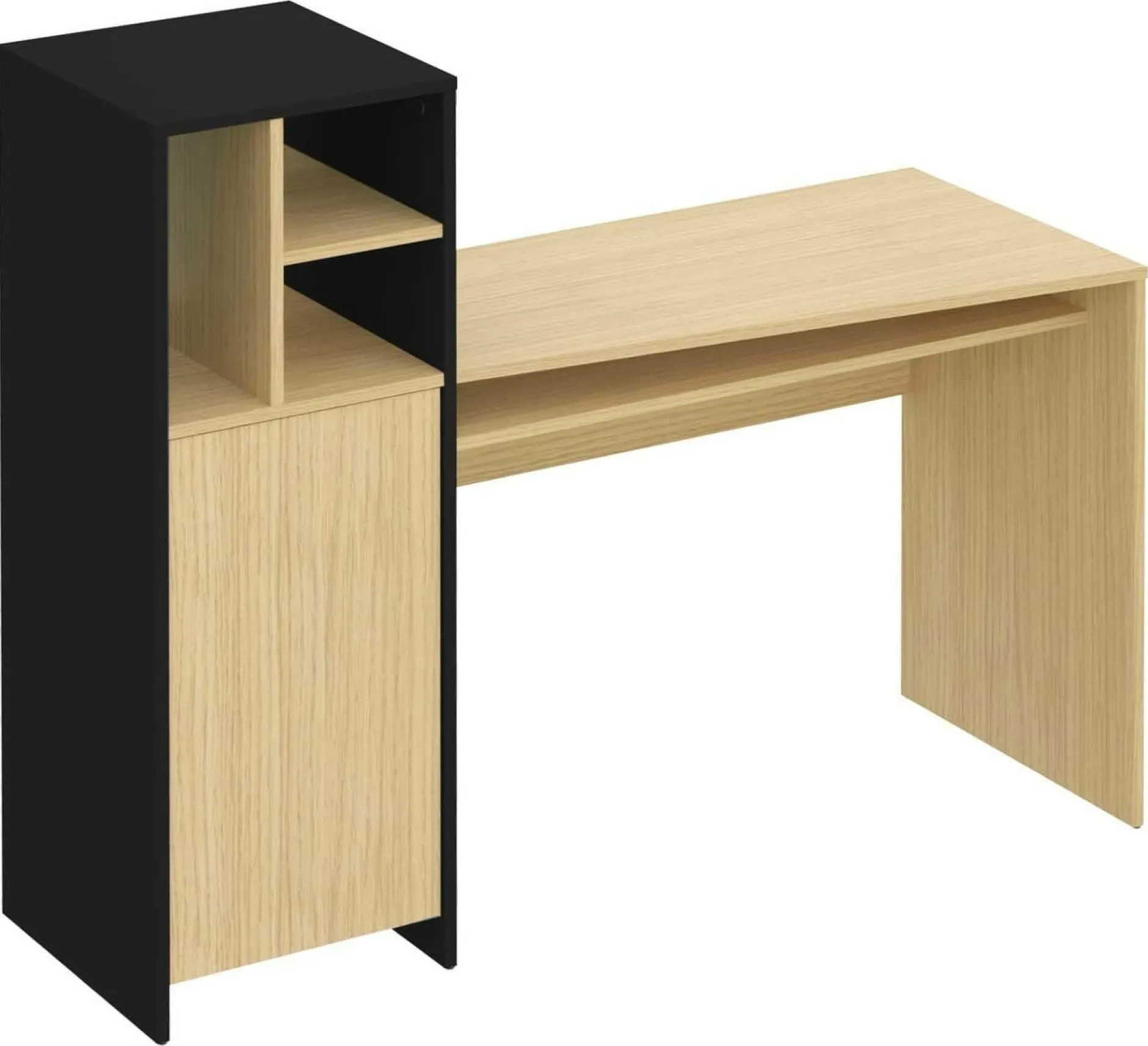 Bureaux>Camif C.PRO PAR Bureau Mitch - Chêne/Noir