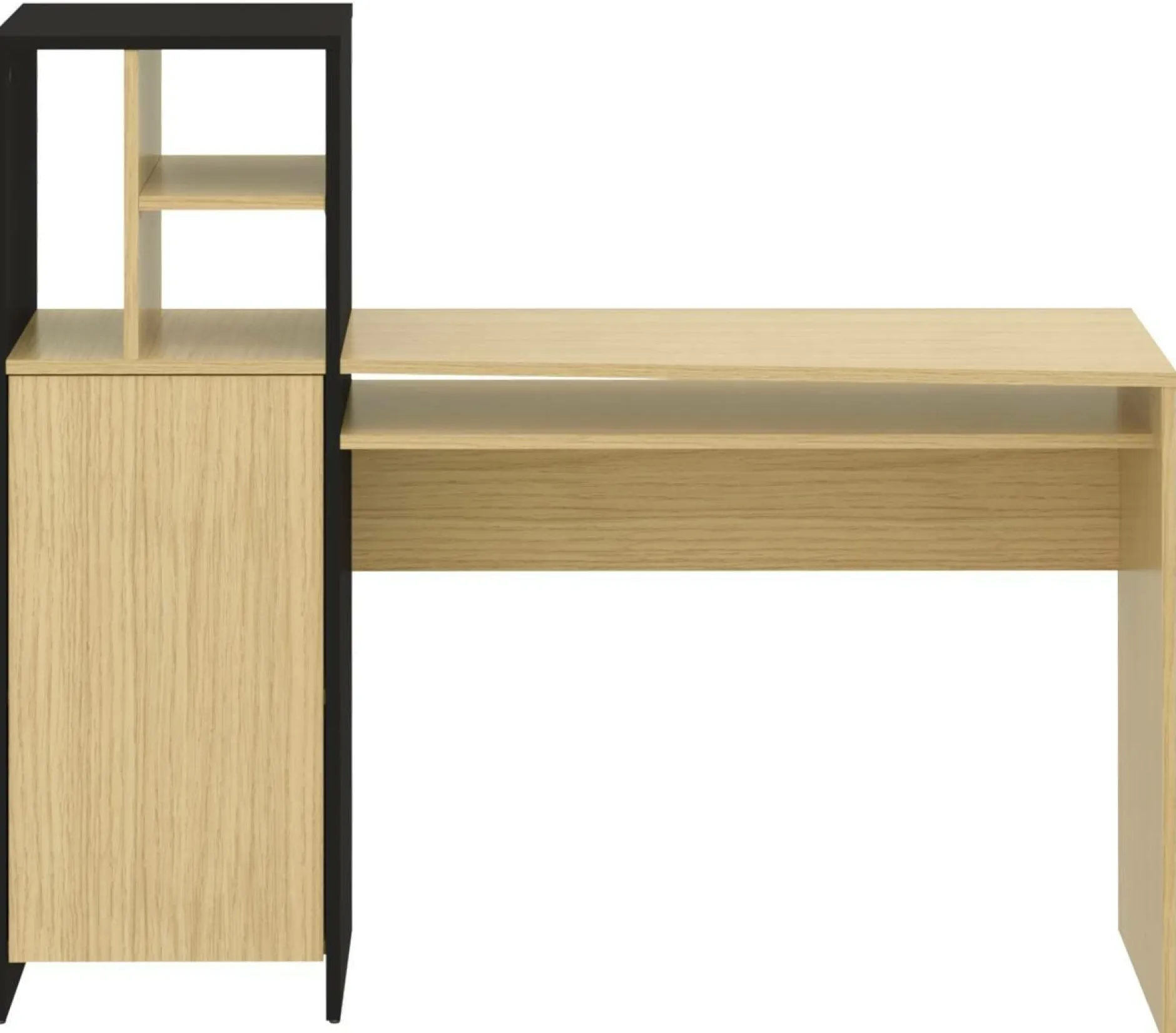 Bureaux>Camif C.PRO PAR Bureau Mitch - Chêne/Noir