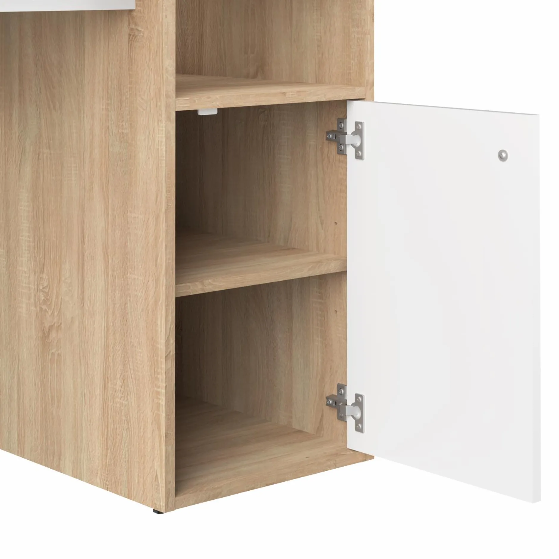 Bureaux>Camif C.PRO PAR Bureau Oxford - Chêne/Blanc