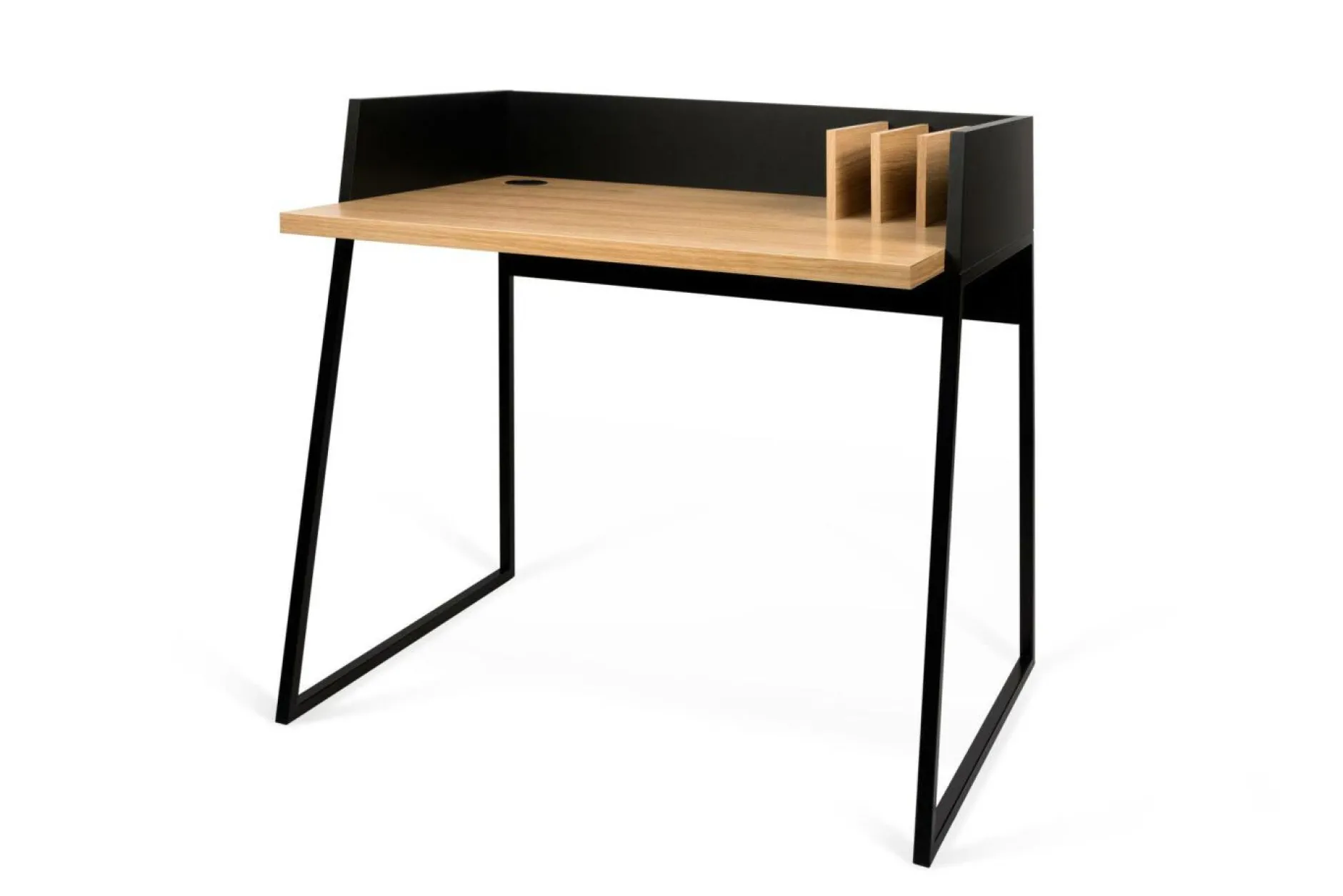 Bureaux>Camif C.PRO PAR Bureau Tennessee - Noir/Chêne