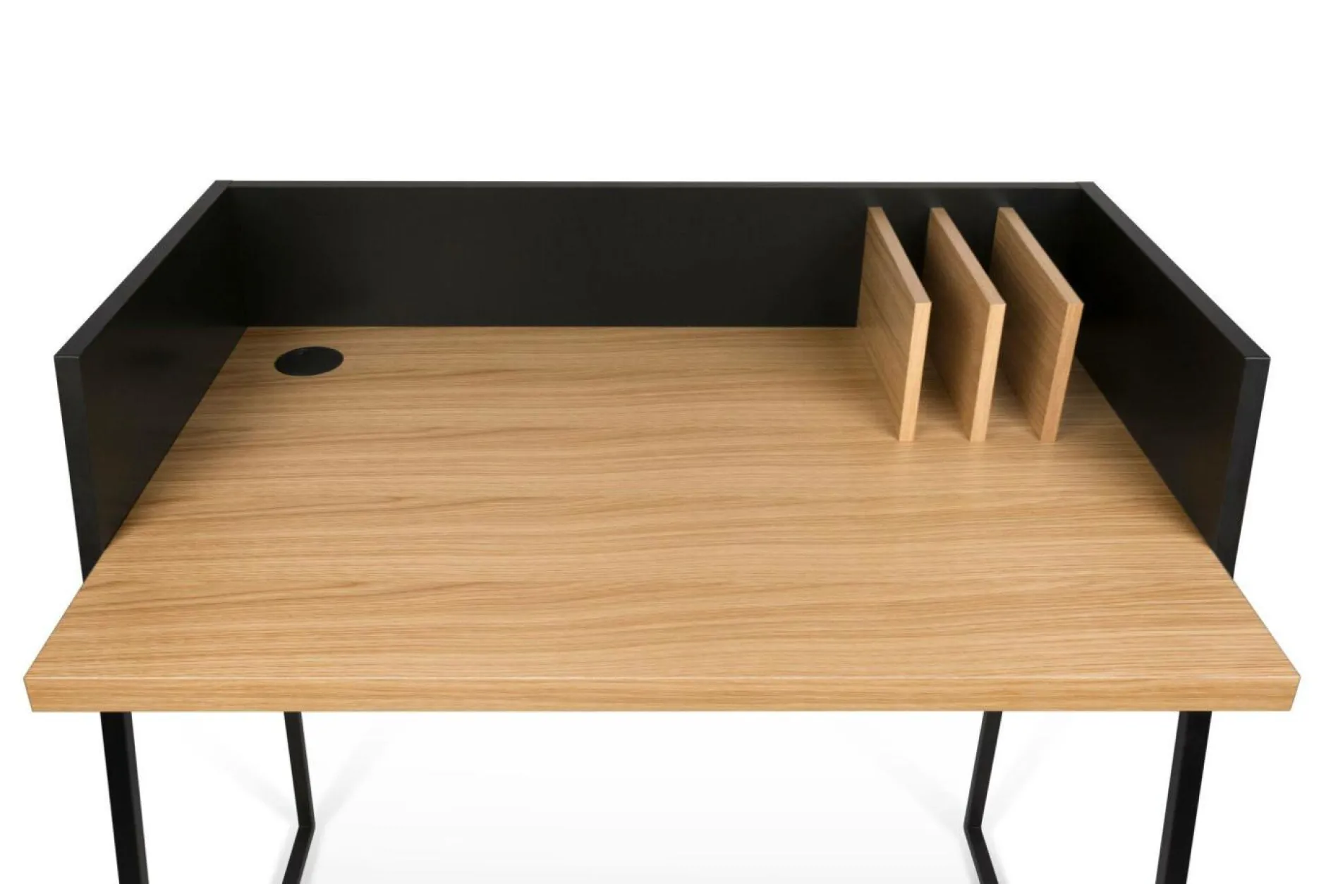 Bureaux>Camif C.PRO PAR Bureau Tennessee - Noir/Chêne