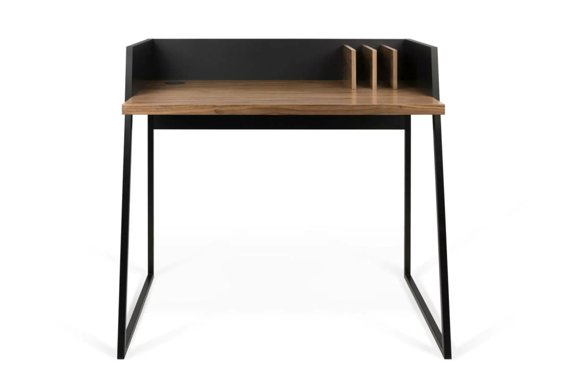 Bureaux>Camif C.PRO PAR Bureau Tennessee - Noir/Noyer