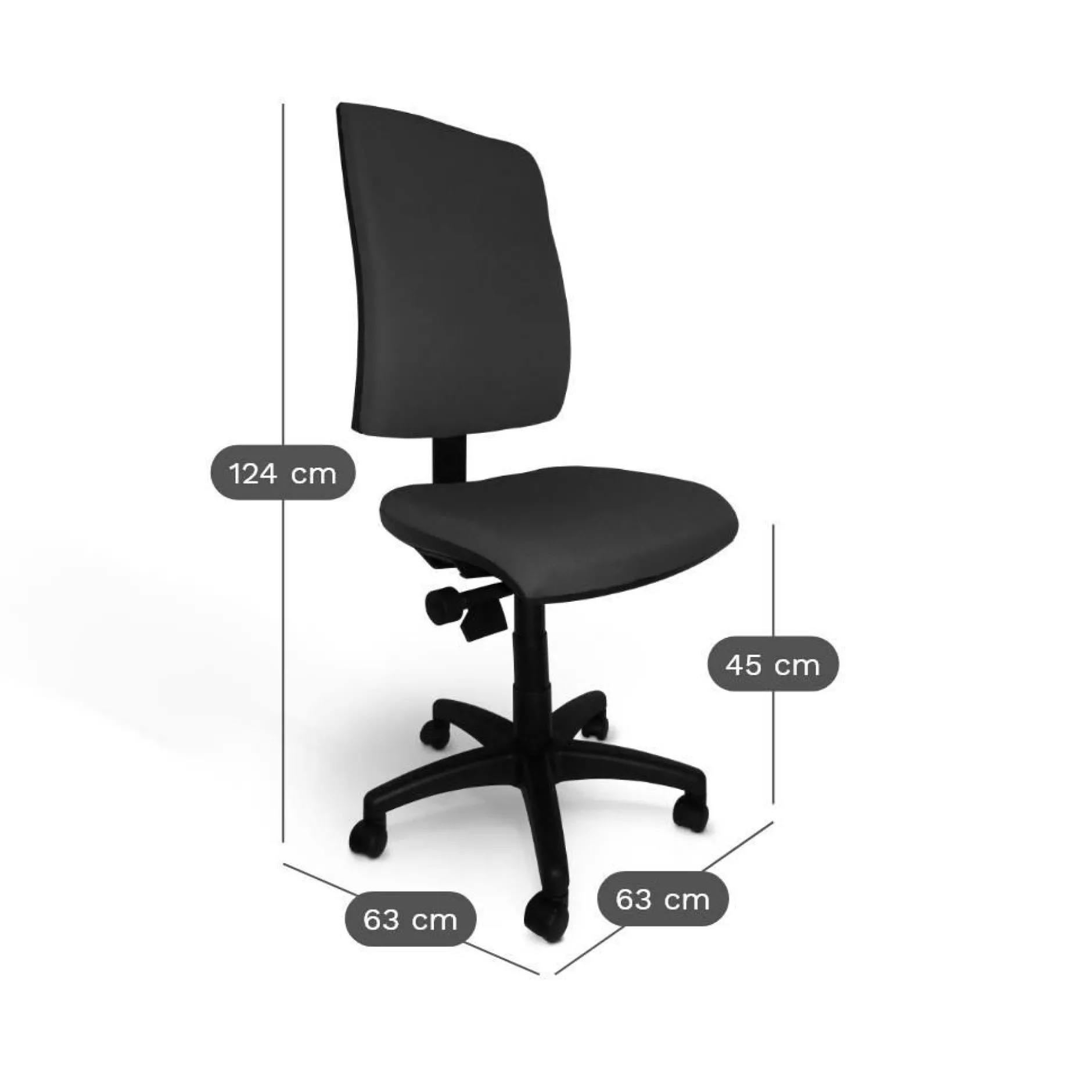 Chaises De Bureau>Camif C.PRO PAR Chaise de bureau Antoine II - - Roulettes pour sol dur Vert