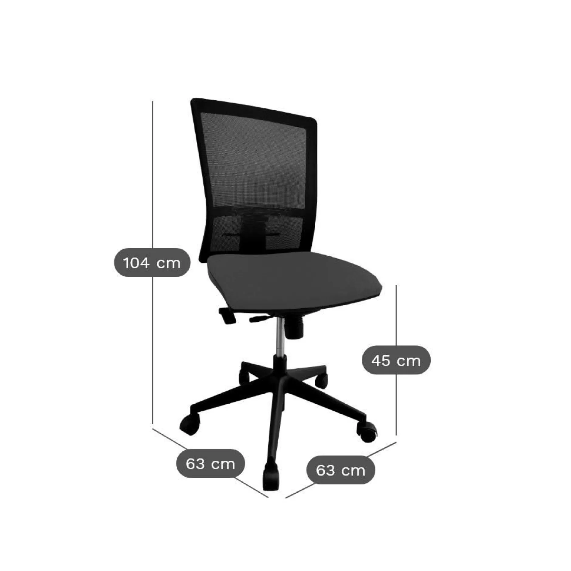 Chaises De Bureau>Camif C.PRO PAR Chaise de bureau Antoine II Kube - - Roulettes pour sol dur Grenat