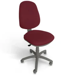 Chaises De Bureau>Camif C.PRO PAR Chaise de bureau Irmine - - Roulettes pour sol dur Grenat