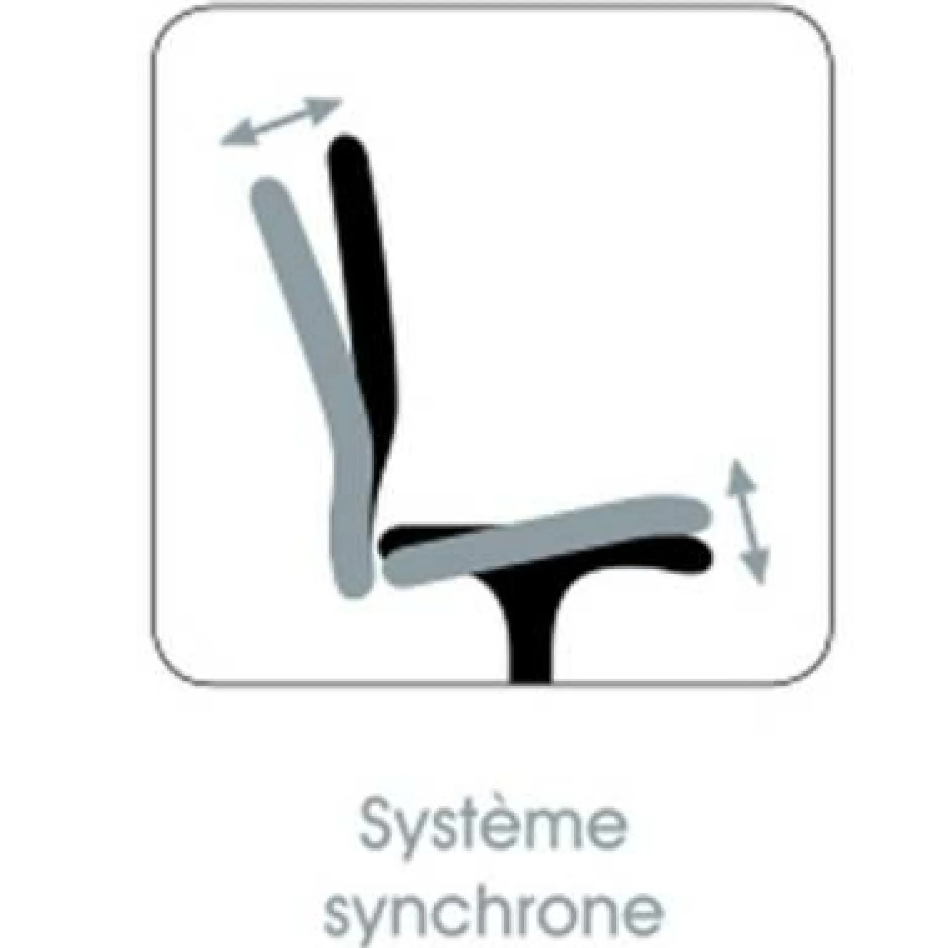 Chaises De Bureau>Camif C.PRO PAR Chaise de bureau Antoine II Kube - - Roulettes pour sol souple Gris