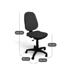 Chaises De Bureau>Camif C.PRO PAR Chaise de bureau Marjorie - - Roulettes pour sol dur Orange