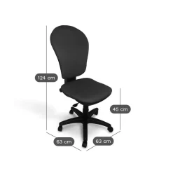 Chaises De Bureau></noscript>Camif C.PRO PAR Chaise de bureau Elise - - Roulettes pour sol dur Vert