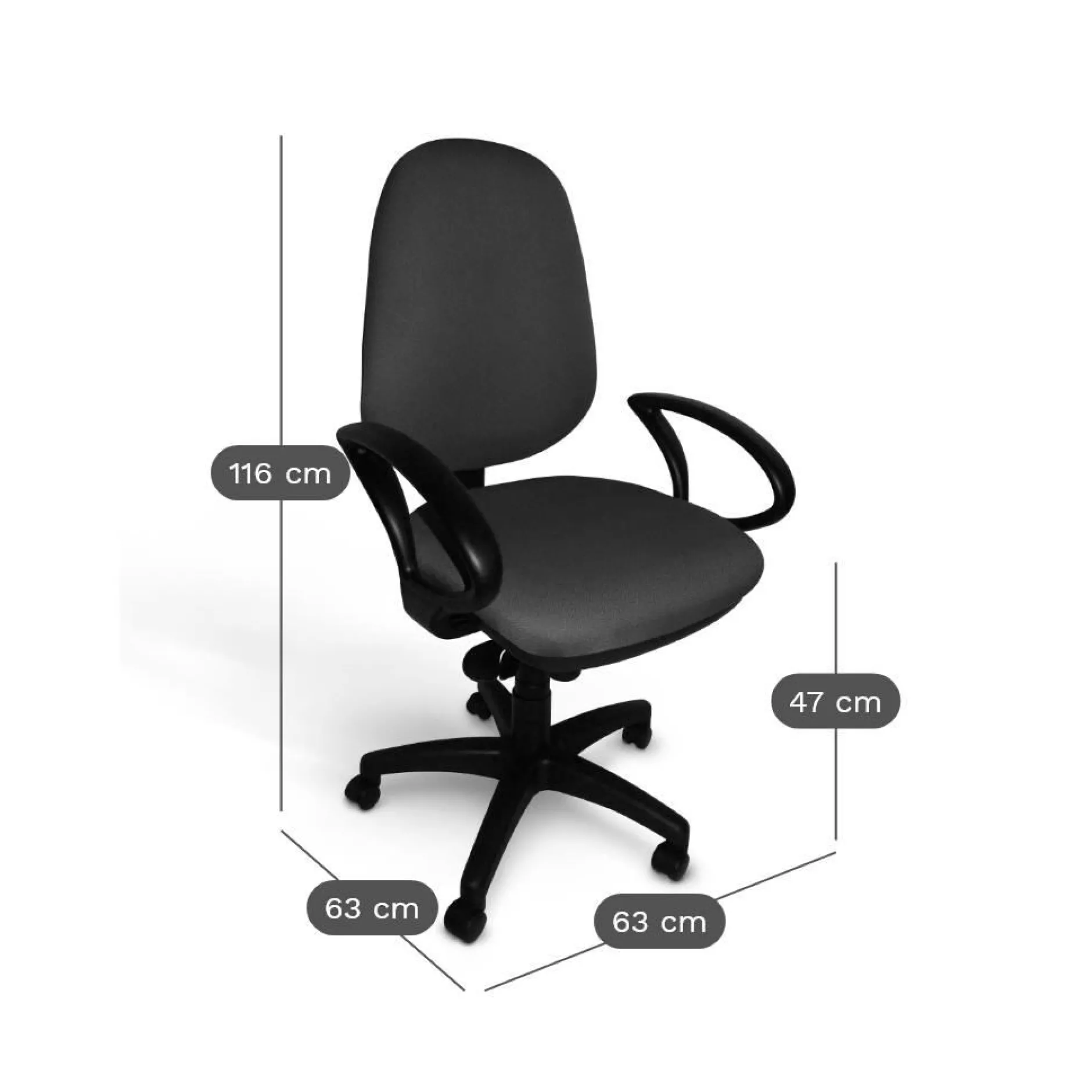 Chaises De Bureau>Camif C.PRO PAR Fauteuil de bureau Mélanie - - Roulettes pour sol dur Vert