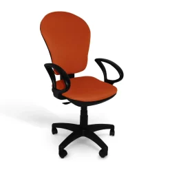 Chaises De Bureau>Camif C.PRO PAR Fauteuil de bureau Juliette - - Roulettes pour sol dur Orange