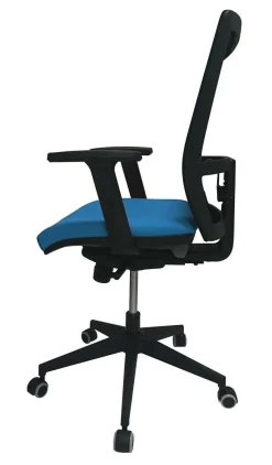 Chaises De Bureau>Camif C.PRO PAR Fauteuil de bureau Alexandre II Kube - - Roulettes pour sol dur Bleu