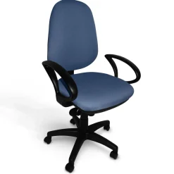 Chaises De Bureau>Camif C.PRO PAR Fauteuil de bureau Mélanie - - Roulettes pour sol dur Bleu