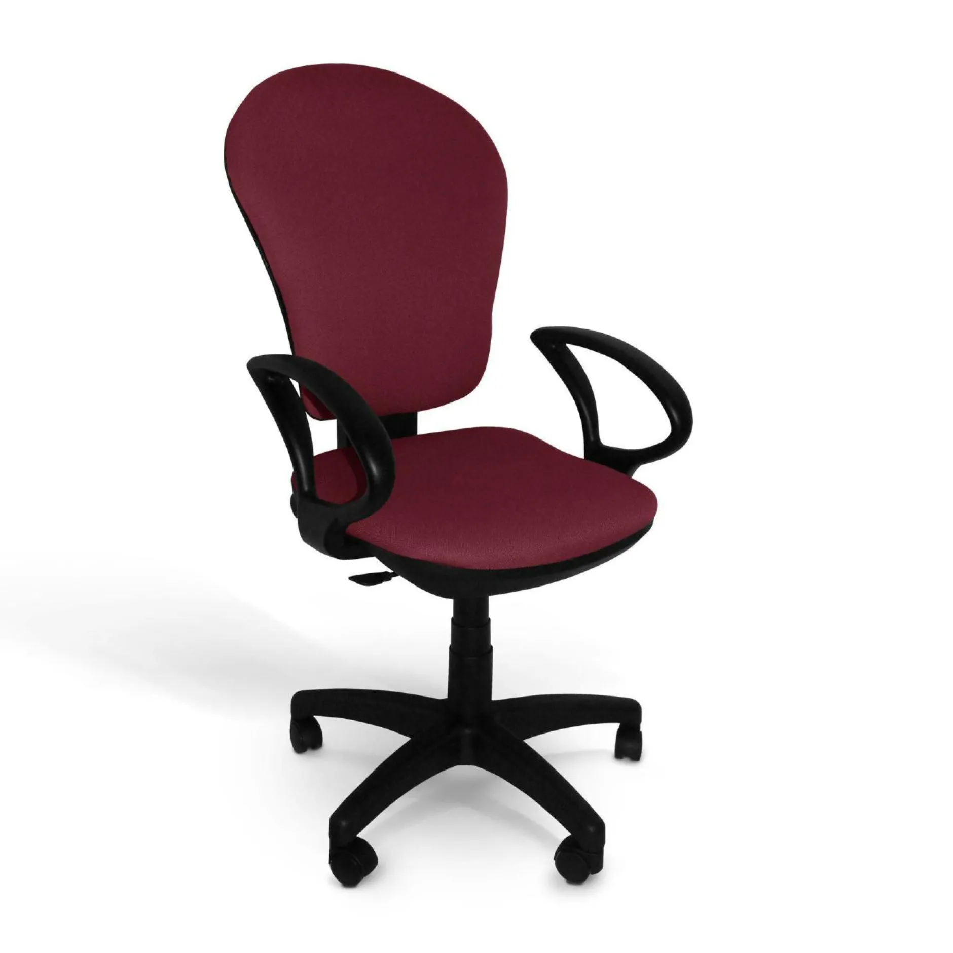 Chaises De Bureau>Camif C.PRO PAR Fauteuil de bureau Juliette - - Roulettes pour sol dur Grenat