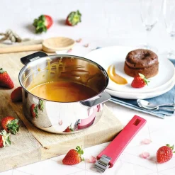 Casseroles>Camif CRISTEL Casserole inox Mutine amovible - 16 cm