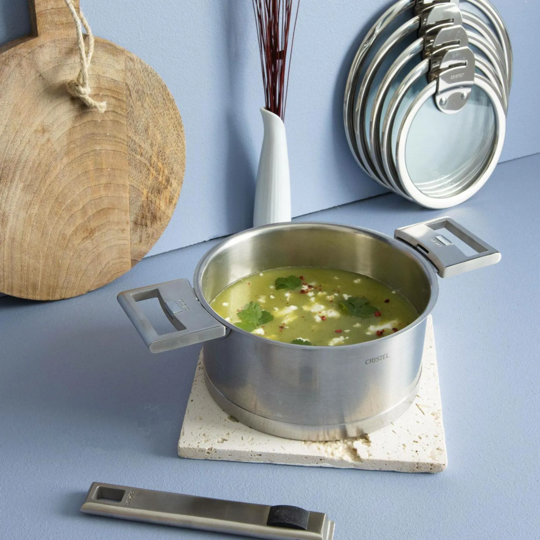 Casseroles>Camif CRISTEL Casserole inox Strate amovible - 20 cm