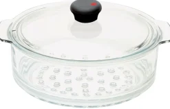 Cuit-Vapeur>Camif CRISTEL Cuit vapeur verre 24 cm avec couvercle Cookway