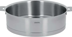 Sauteuses, Tajines Et Wok>Camif CRISTEL Sauteuse inox Strate amovible - Diamètre 24 cm