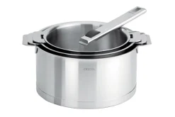 Casseroles>Camif CRISTEL Set 3 casseroles Strate Amovible 16/18 /20 cm avec poignée inox